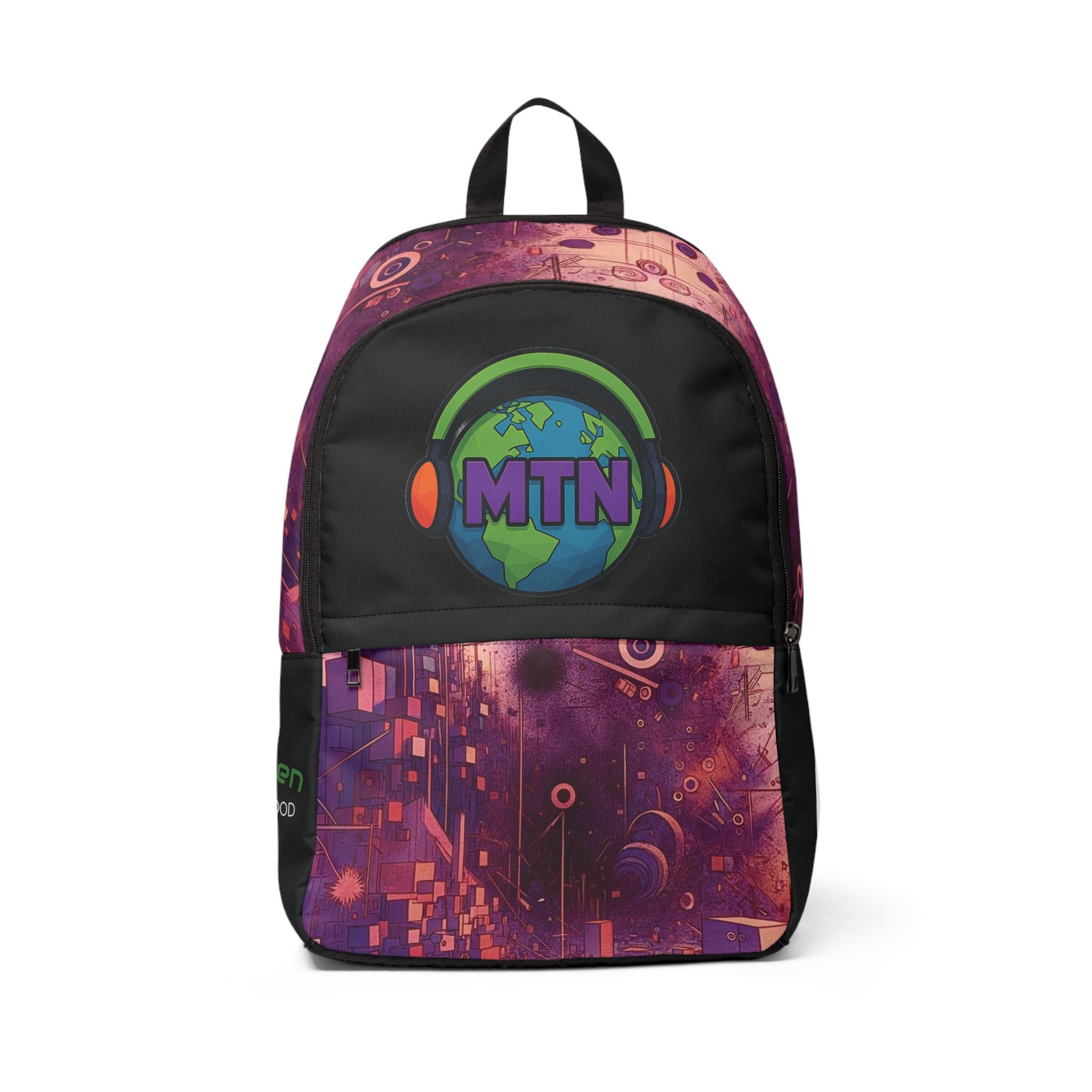 Mute the Noise Backpack (purple)