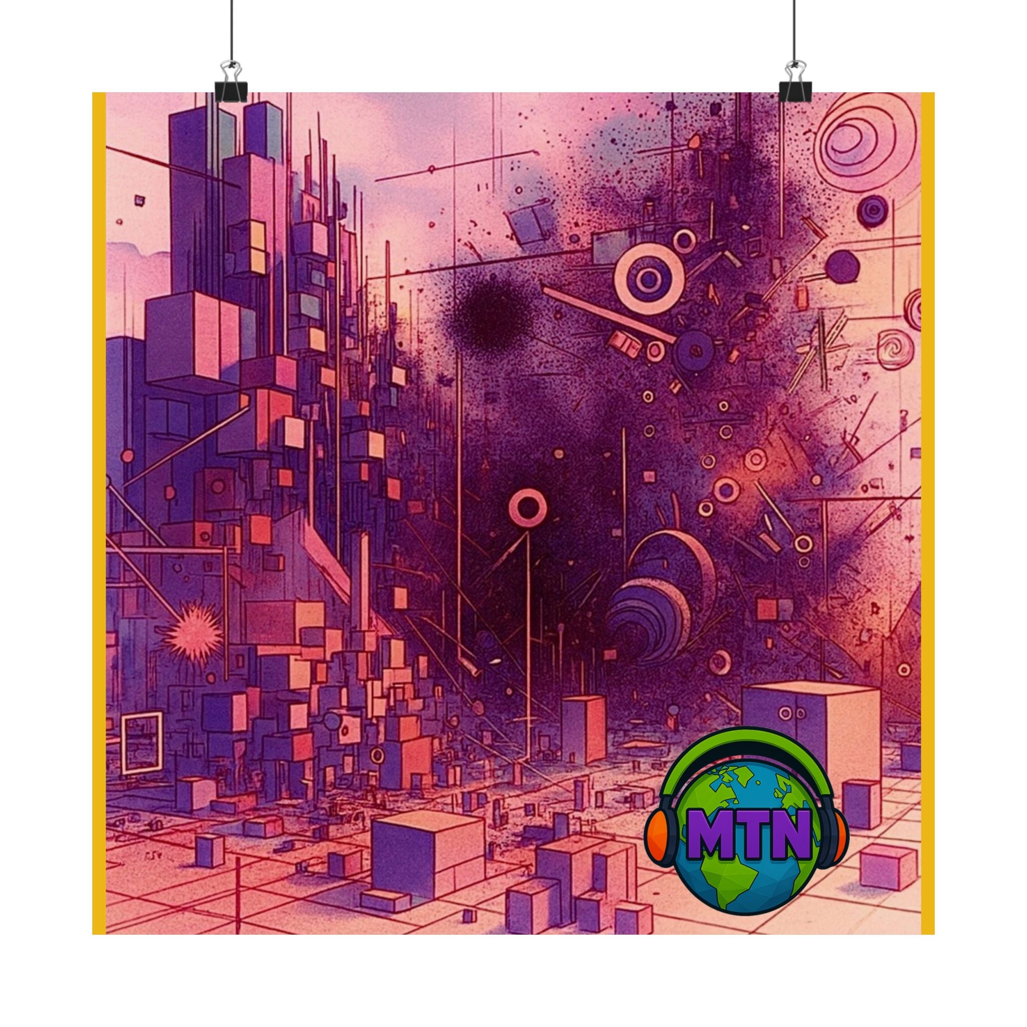 MUTE the NOISE - Premium Matte Poster