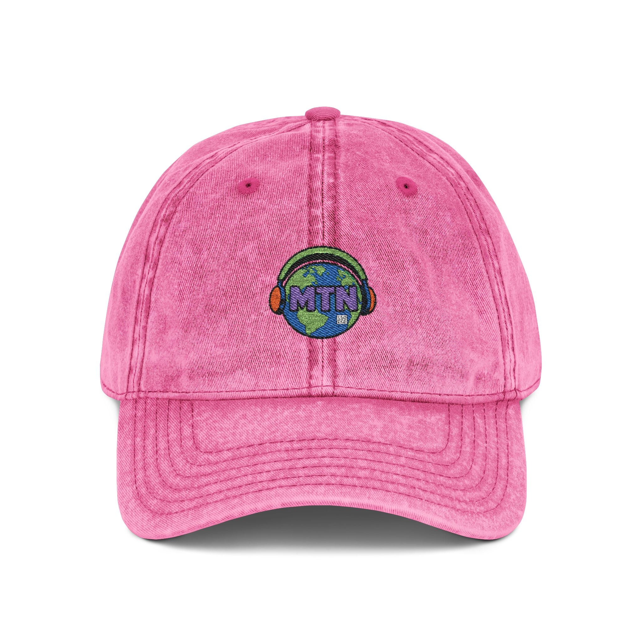 Mute The Noise Vintage Embroidered Cap