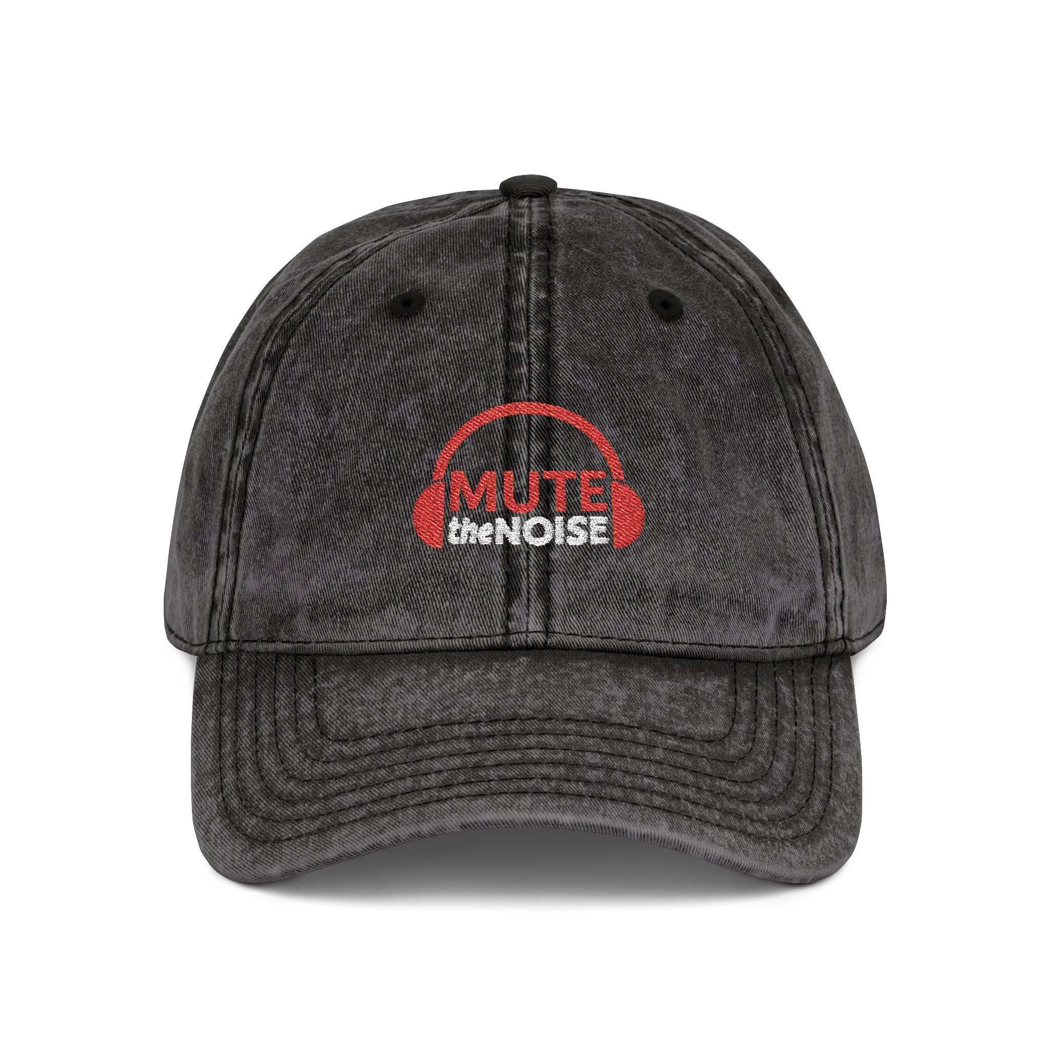 MUTE-the-NOISE: Vintage Embroidered Cap