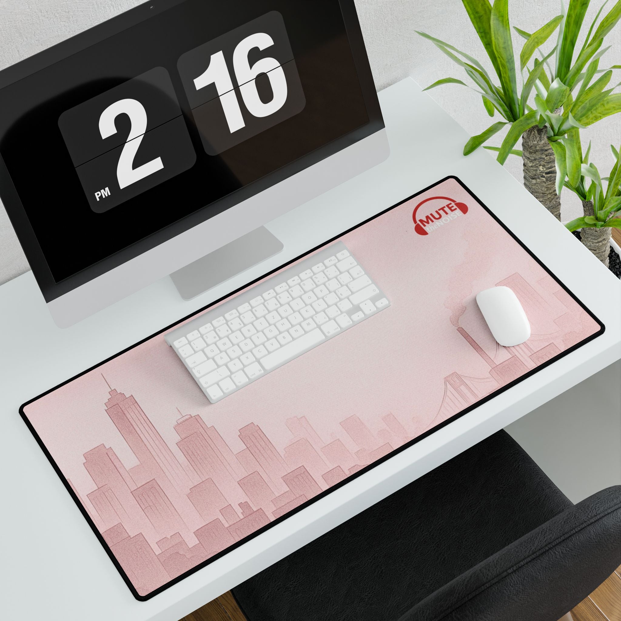 Mute the Noise: Desk Mat
