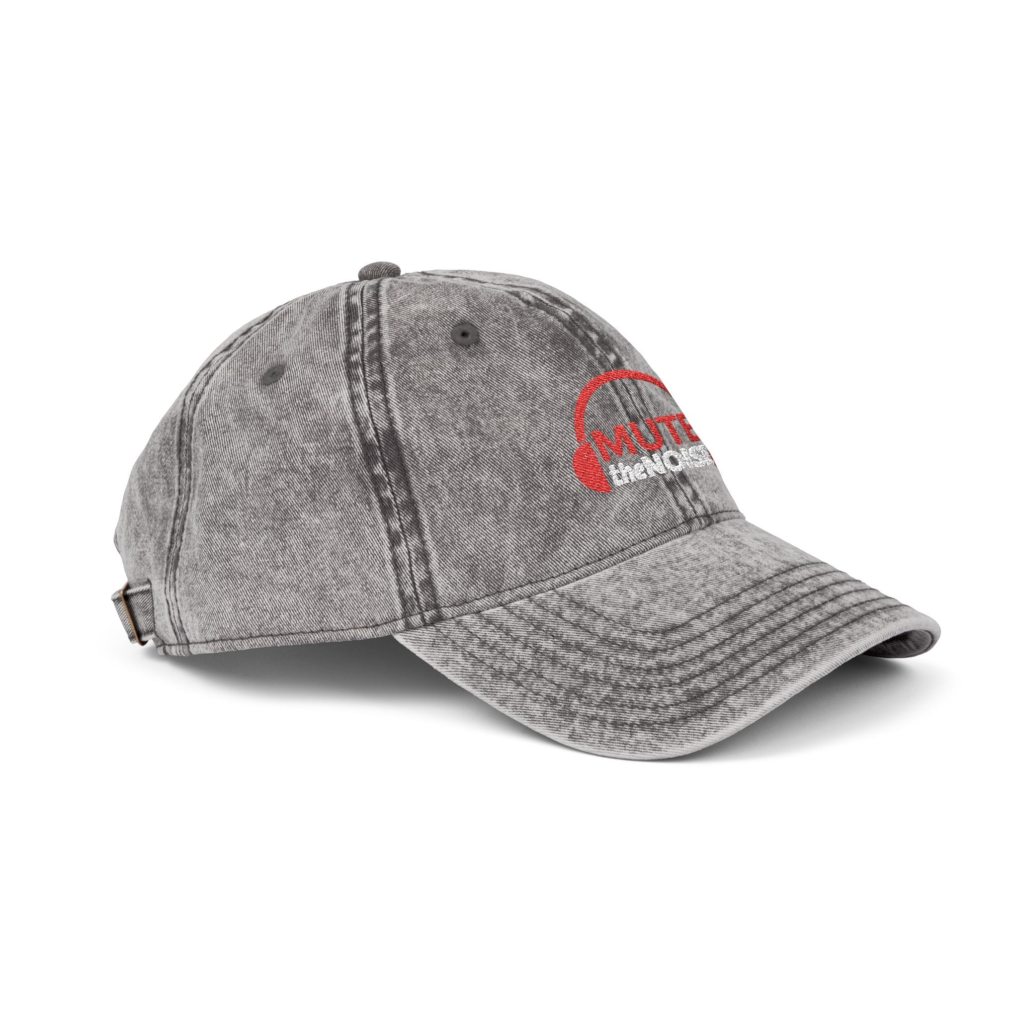 MUTE-the-NOISE: Vintage Embroidered Cap
