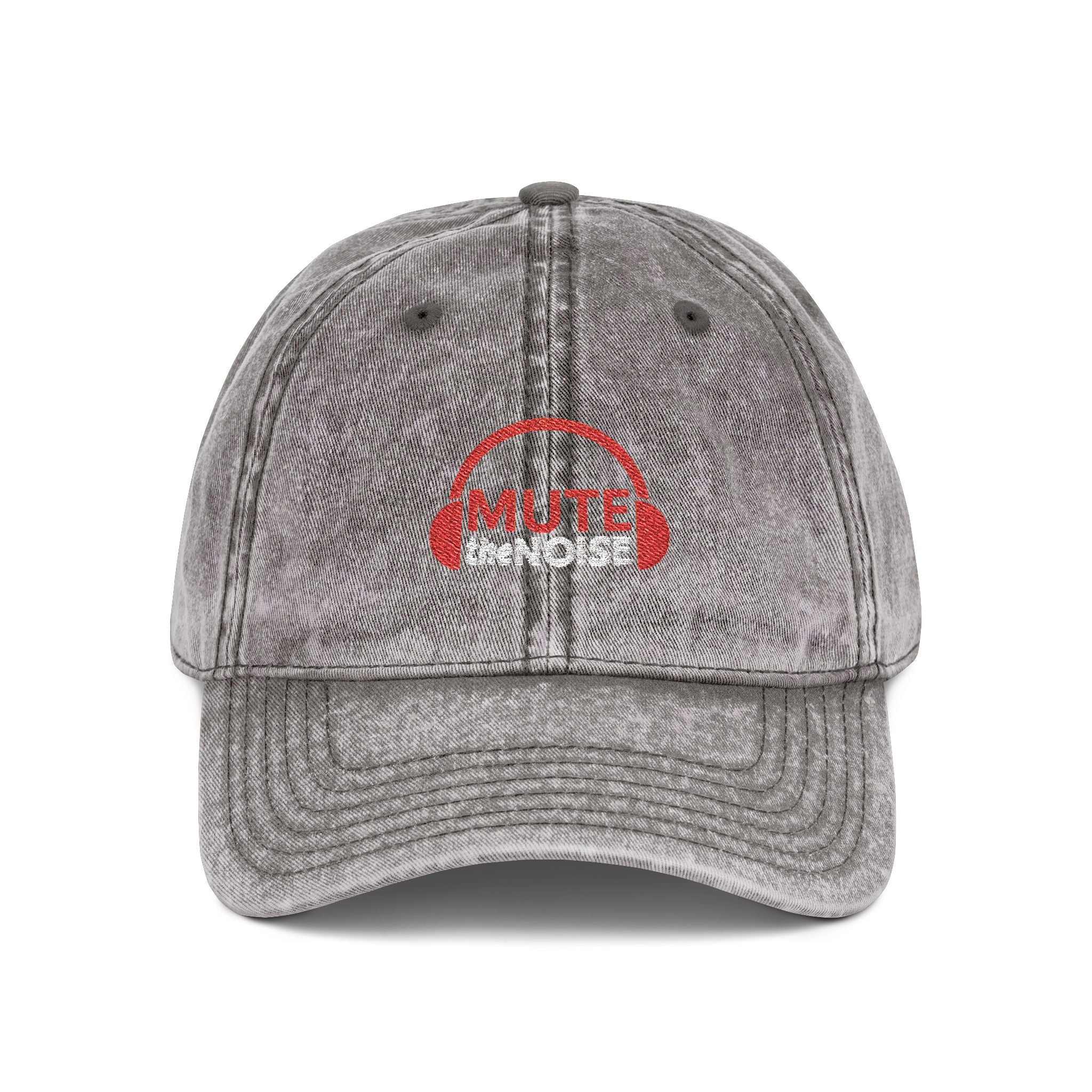 MUTE-the-NOISE: Vintage Embroidered Cap