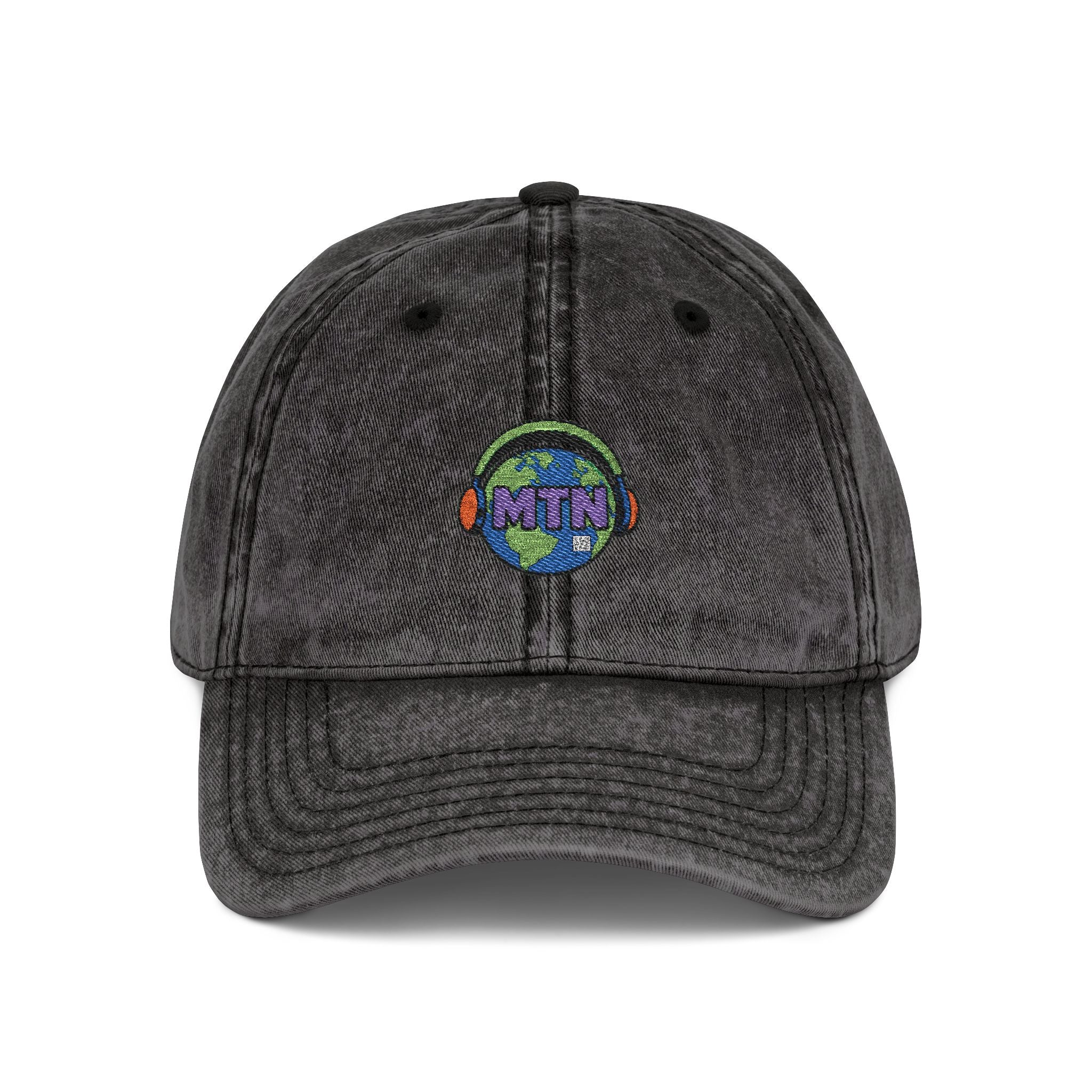 Mute The Noise Vintage Embroidered Cap