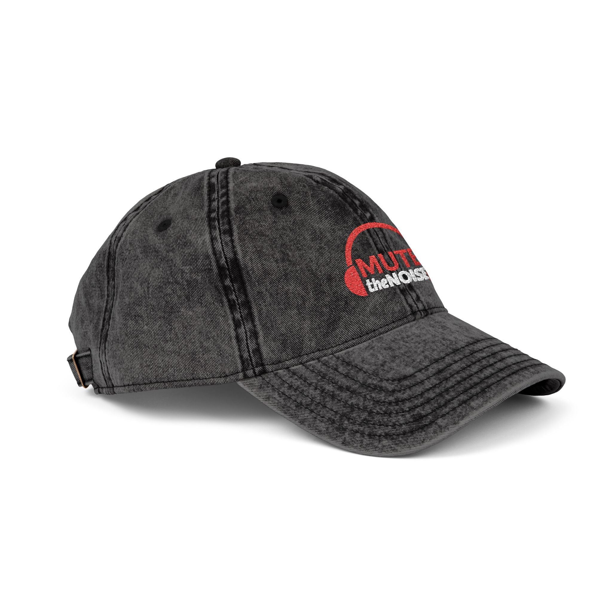 MUTE-the-NOISE: Vintage Embroidered Cap
