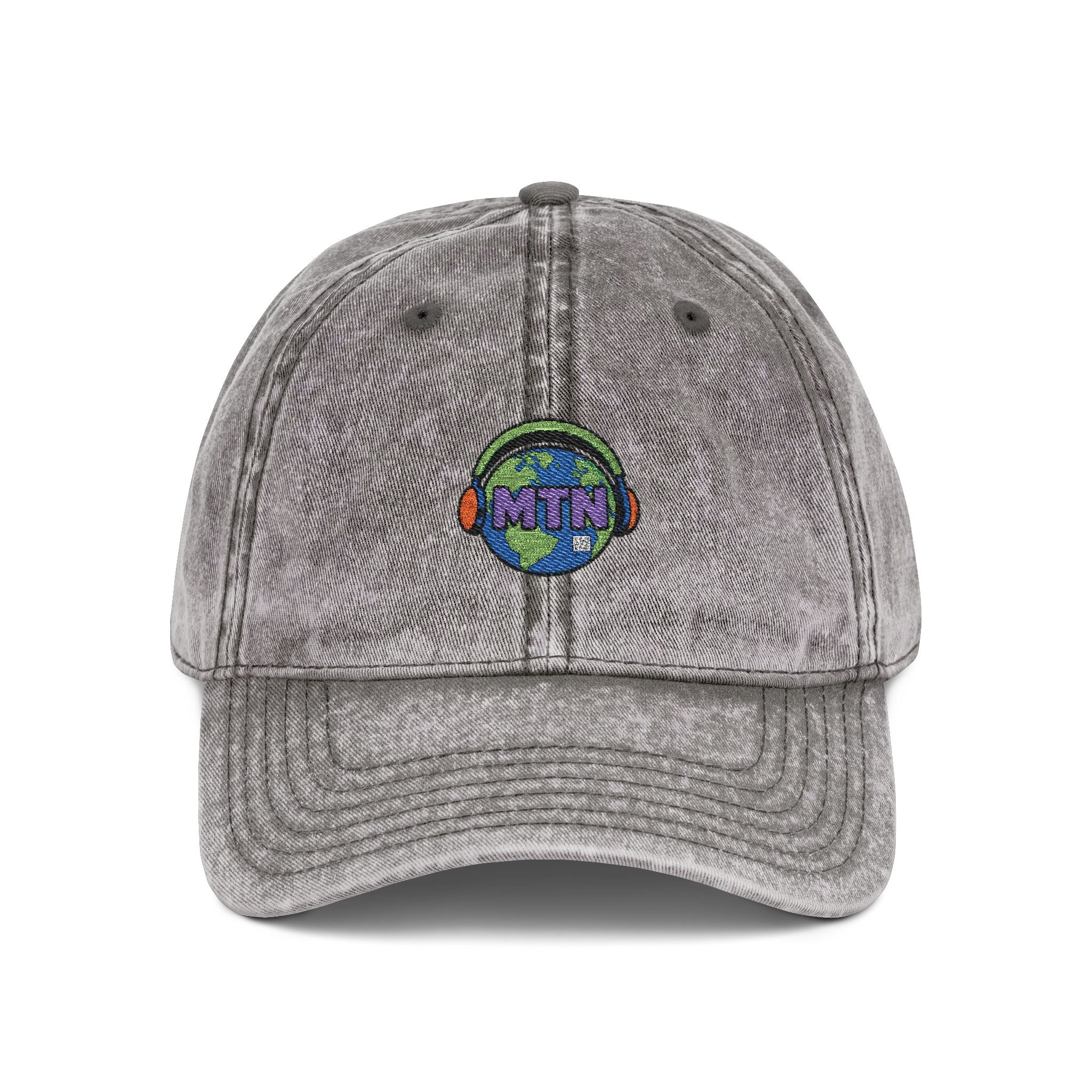 Mute The Noise Vintage Embroidered Cap