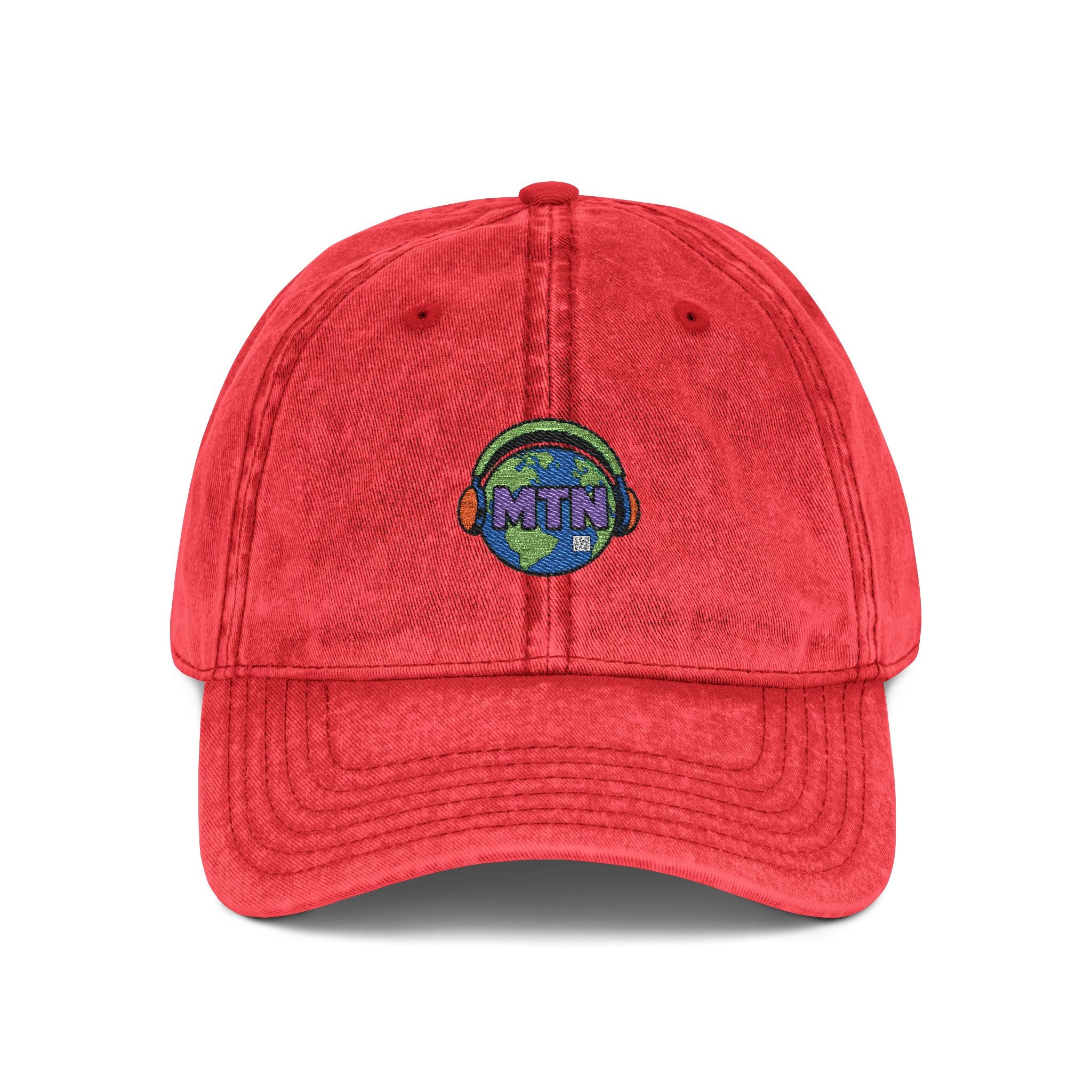 Mute The Noise Vintage Embroidered Cap
